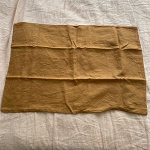 Bed Threads 100% French Flax Linen Standard pillow case - Rust